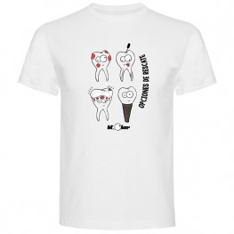camisetas para odontologo rescate molar